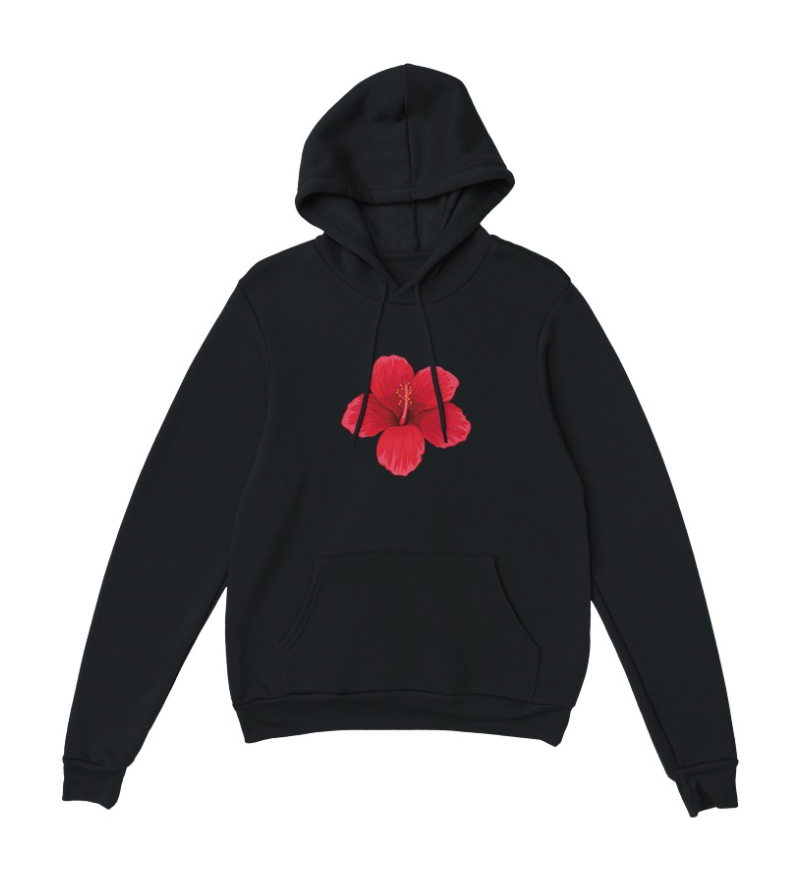 island hibiscus hoodie