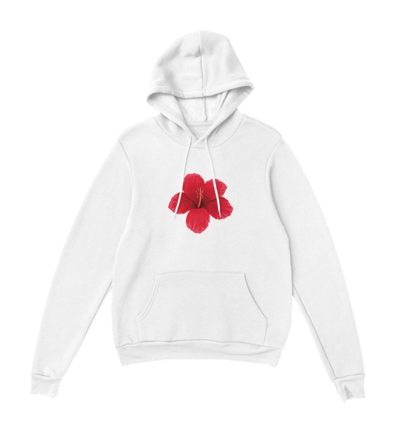 island hibiscus hoodie