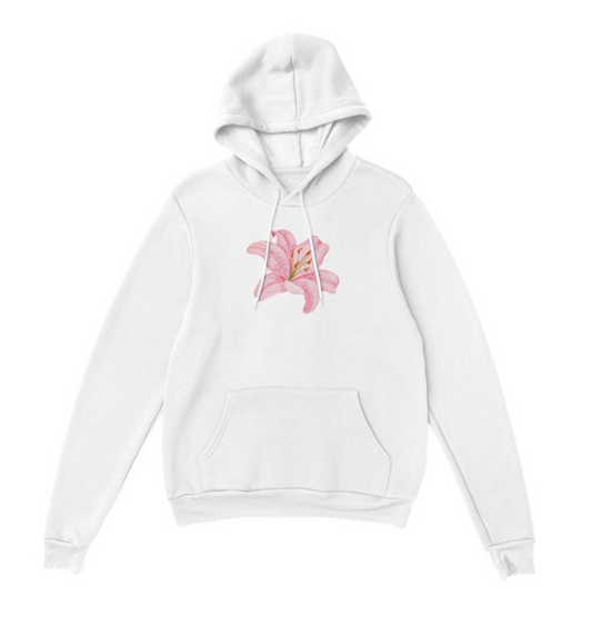 pink lily hoodie