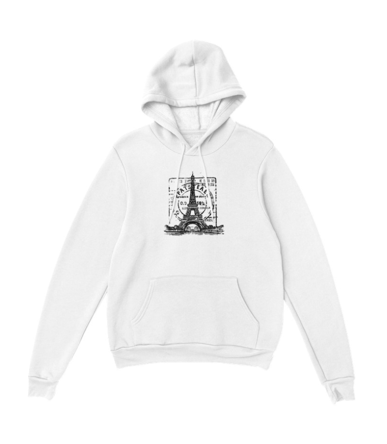 paris stamp hoodie